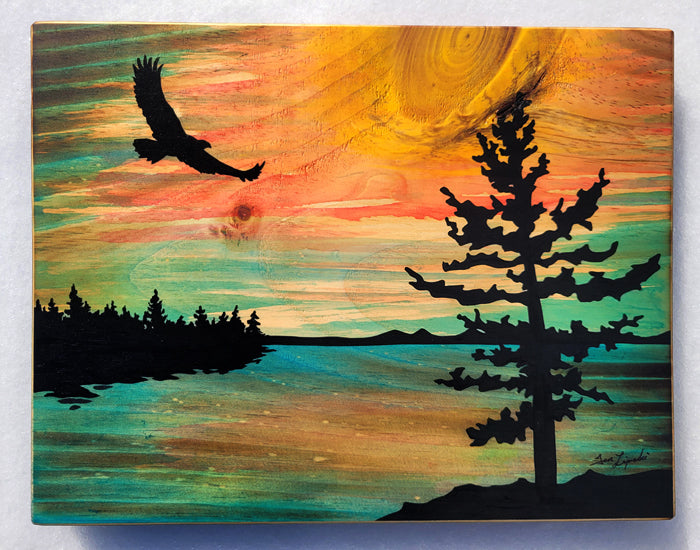 Stunning Lake View Silhouette