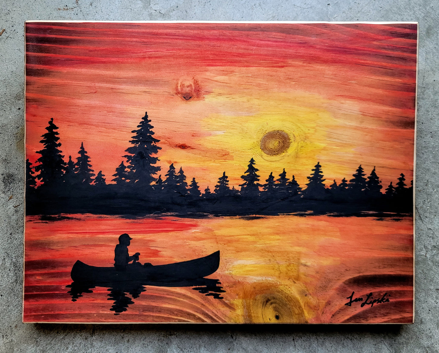 Cottage Lake Silhouette