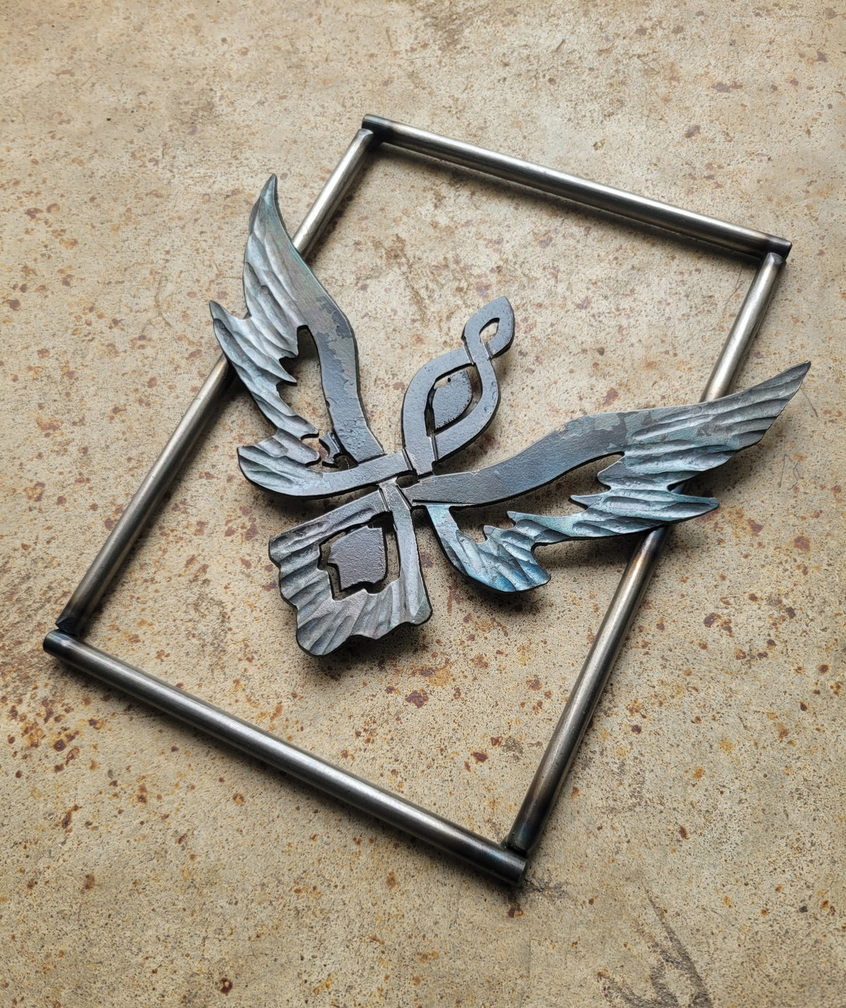 Small Celtic-Inspired Iron Artworks