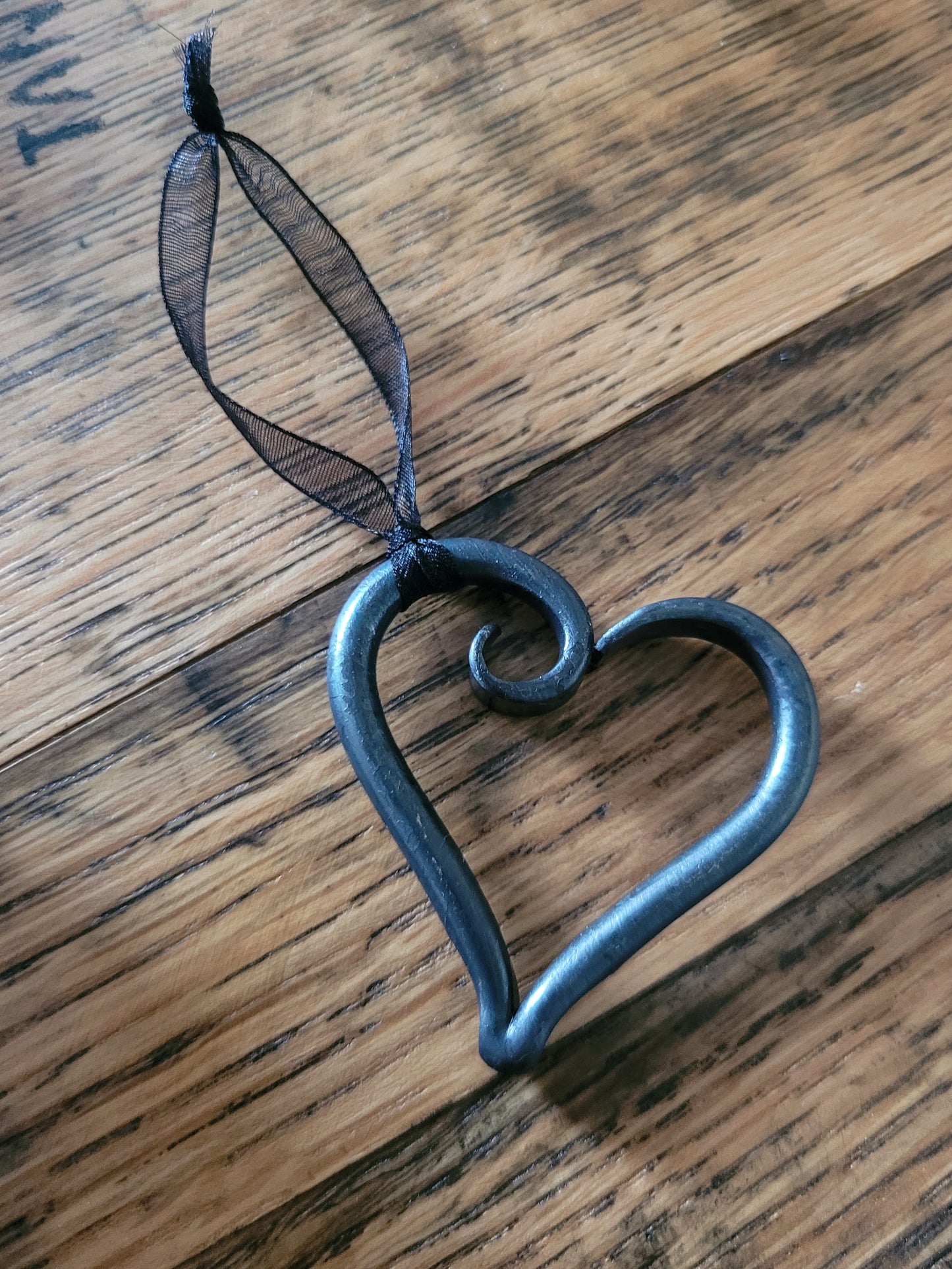 Small Forged Iron Hearts - Set of 50