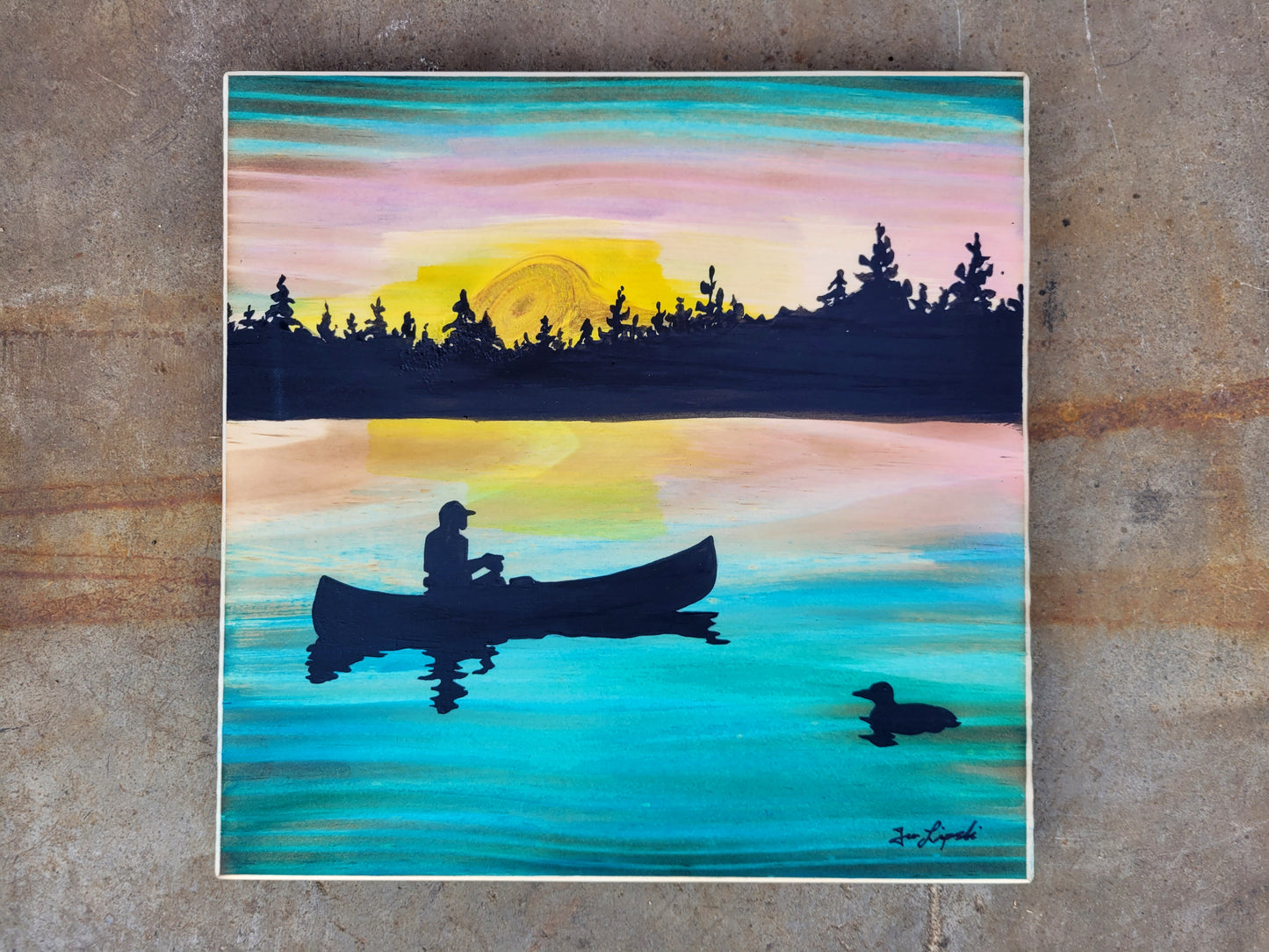 Cottage Lake Silhouette