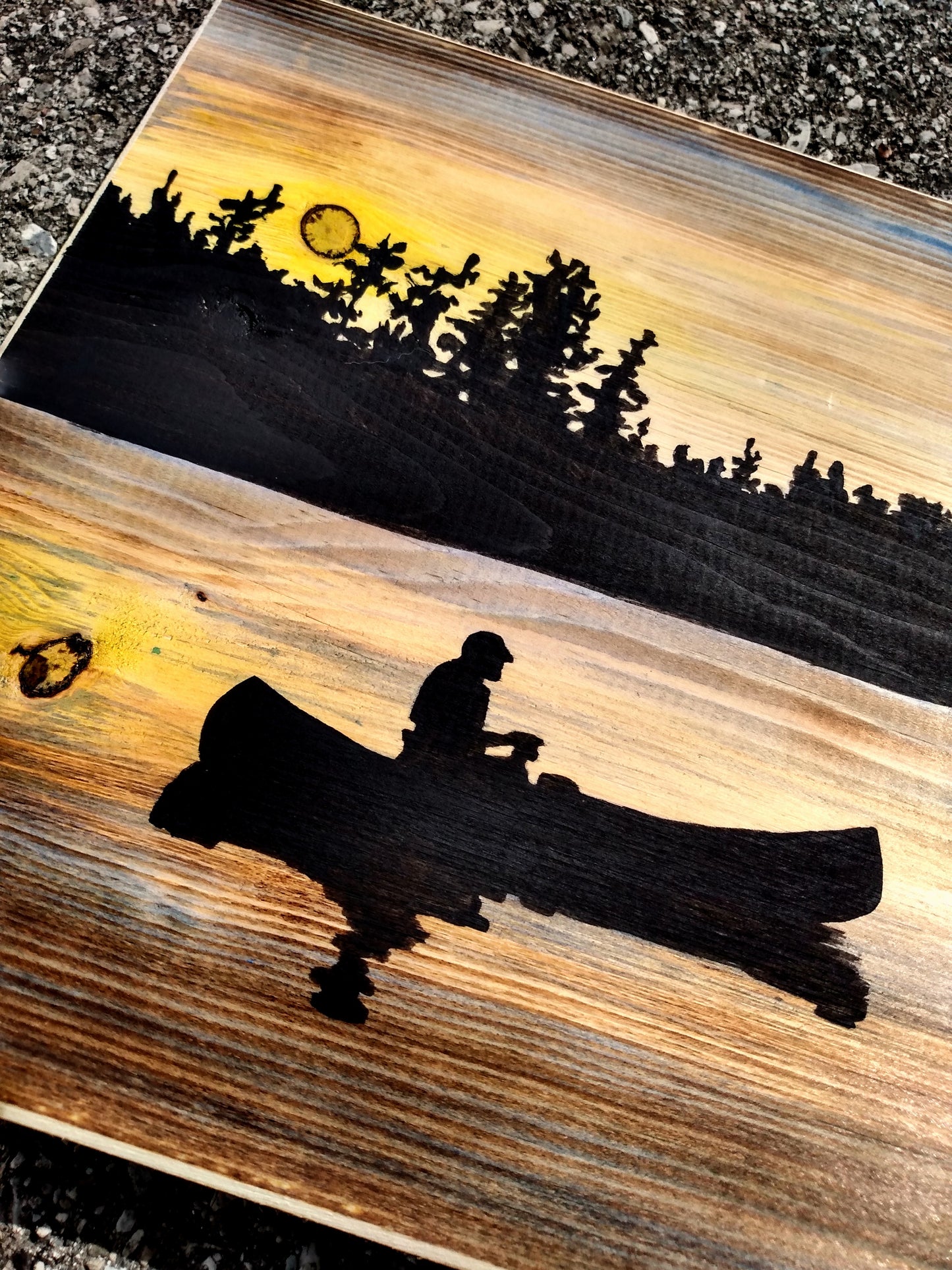 Cottage Lake Silhouette