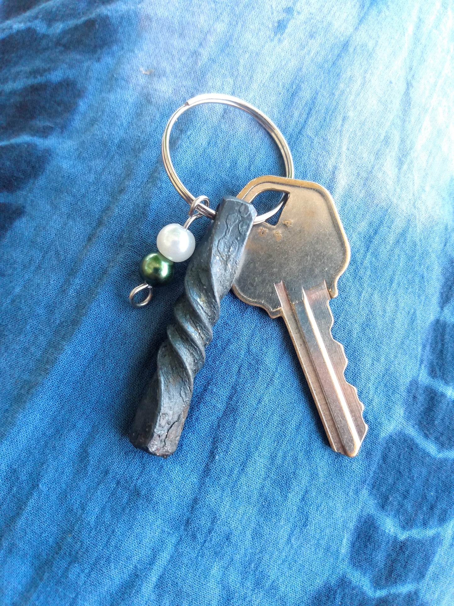Forge Twisted Iron Keychain