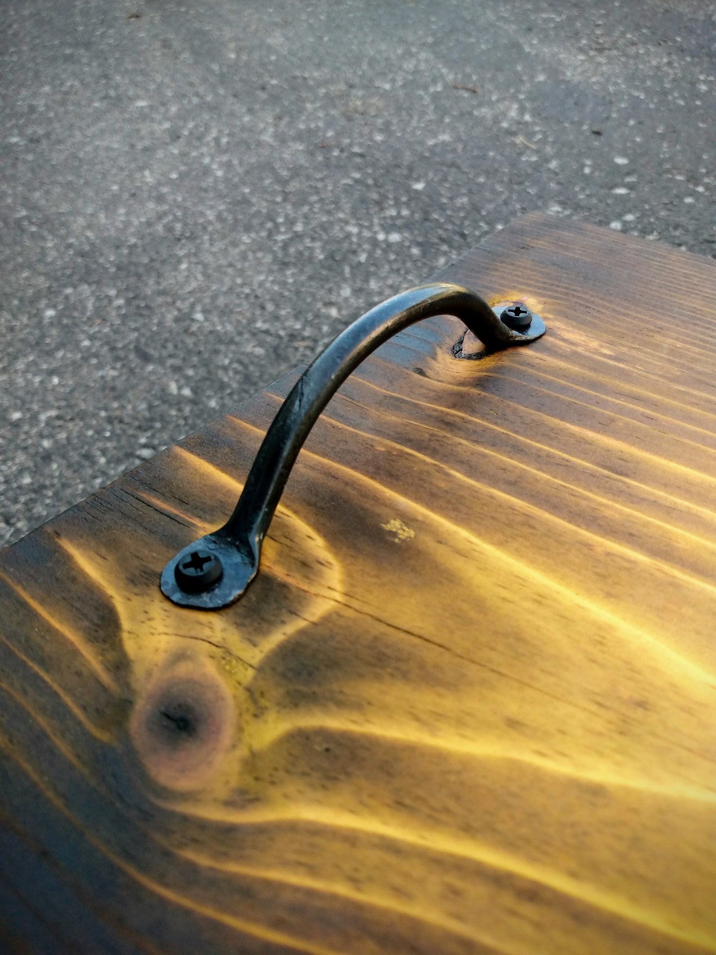 Batman Burned Wood Serving Tray