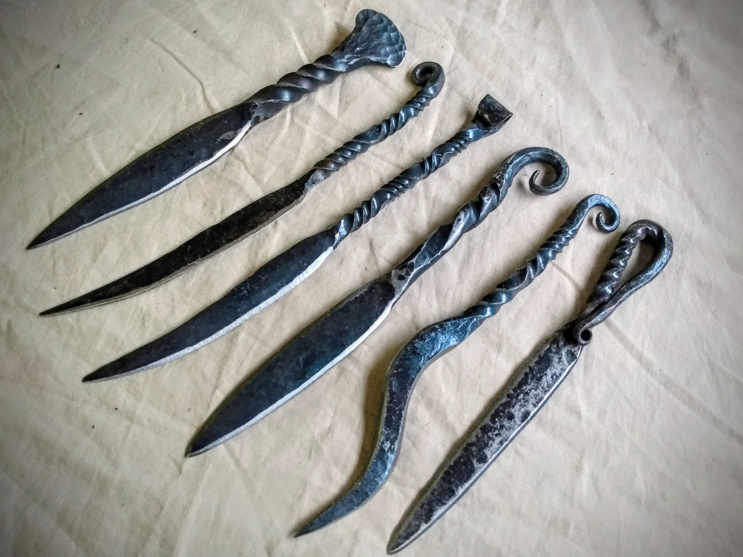 Hand-Forged Letter Opener or Cheese Knife