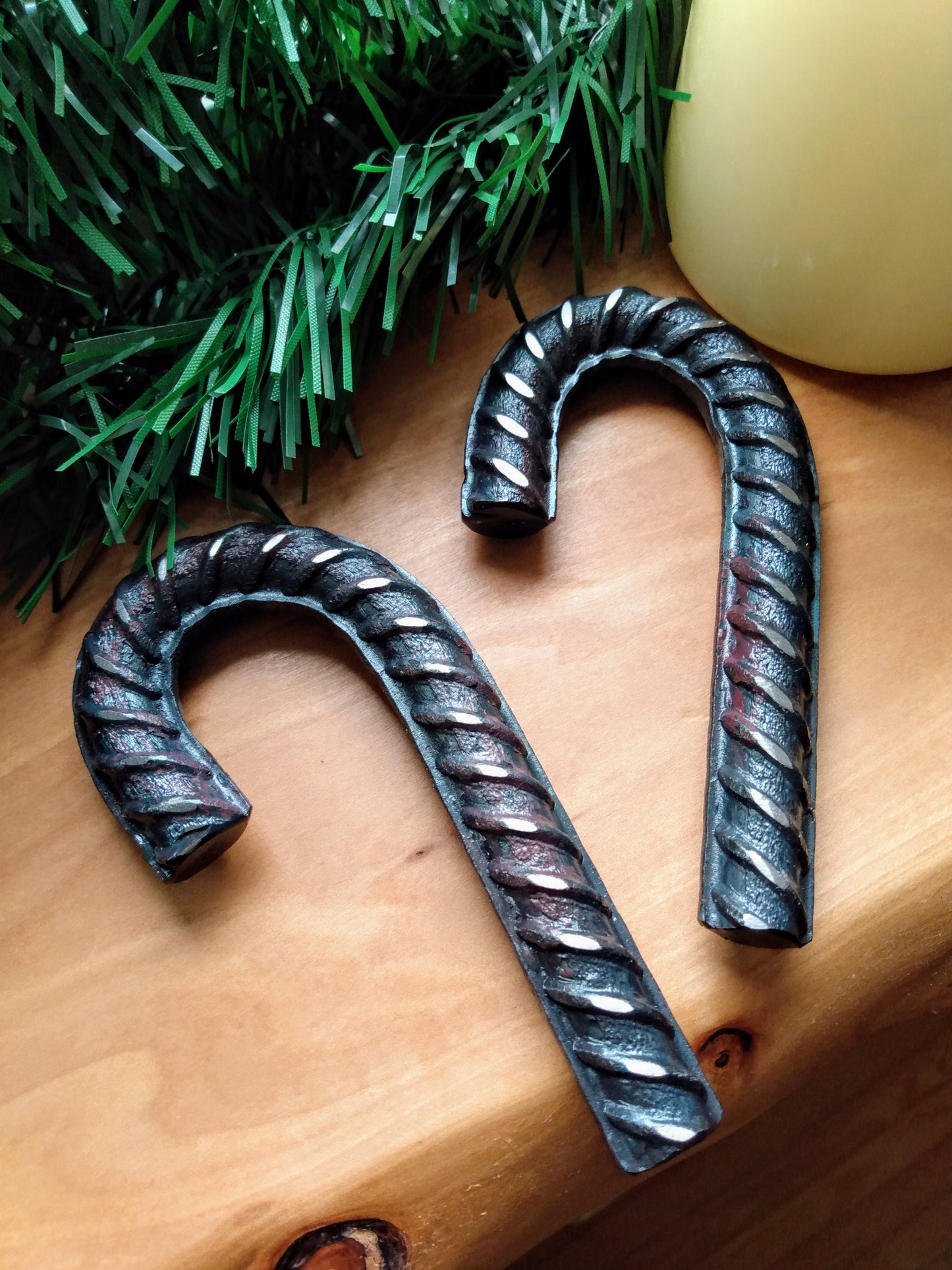 Rebar Candy Cane Ornament