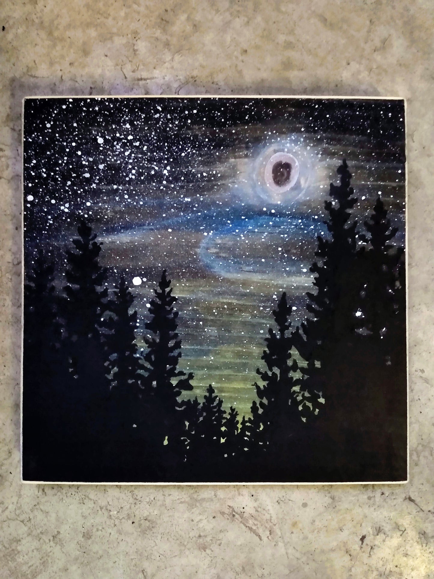 Forest Sky Silhouette