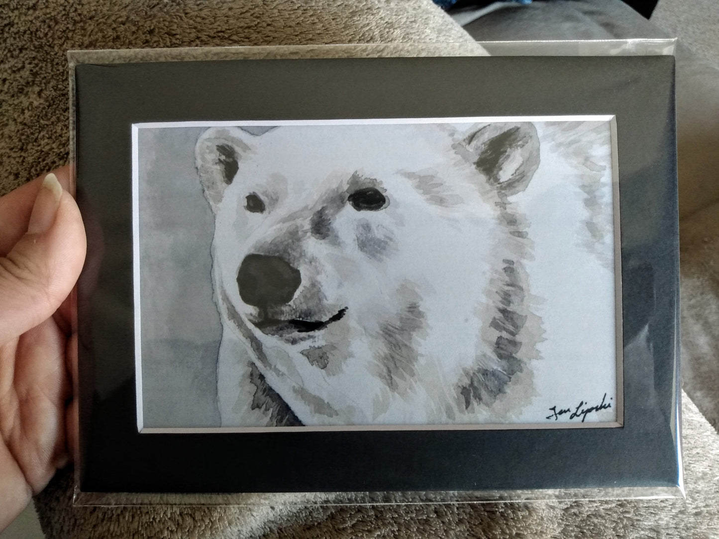 Polar Bear Study (Art Print)