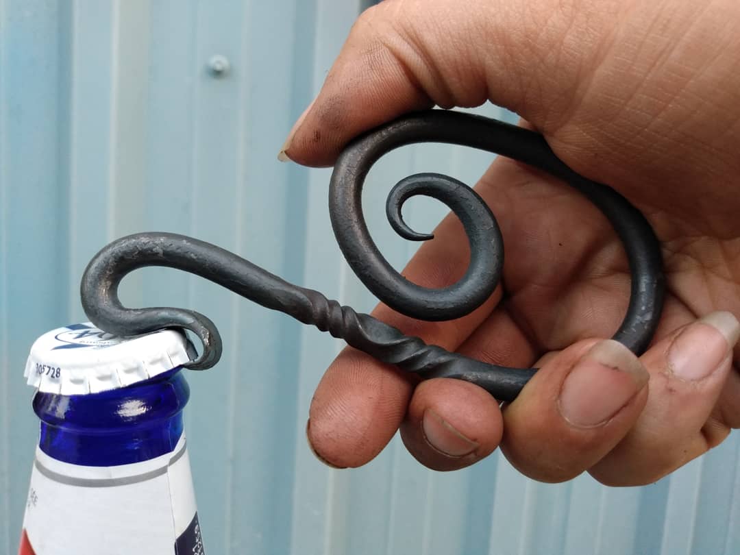 Spiral Steel Bottle Opener