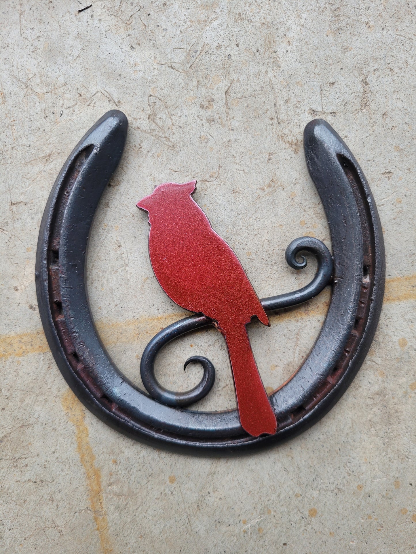 Horseshoe Metal Artwork