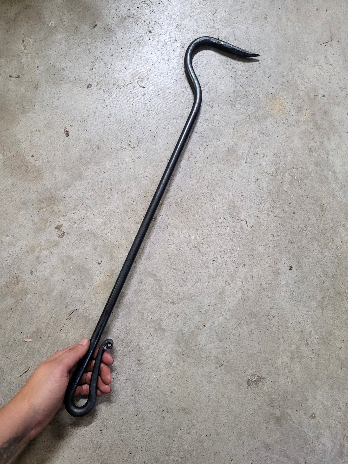 Classic Fire Poker - Folded Handle