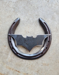 Horseshoe Bat Metal Art