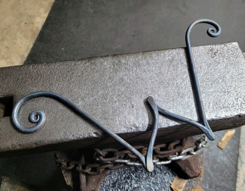 Forged Iron Letter Wall Artwork
