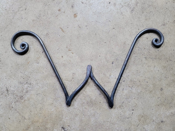 Forged Iron Letter Wall Artwork