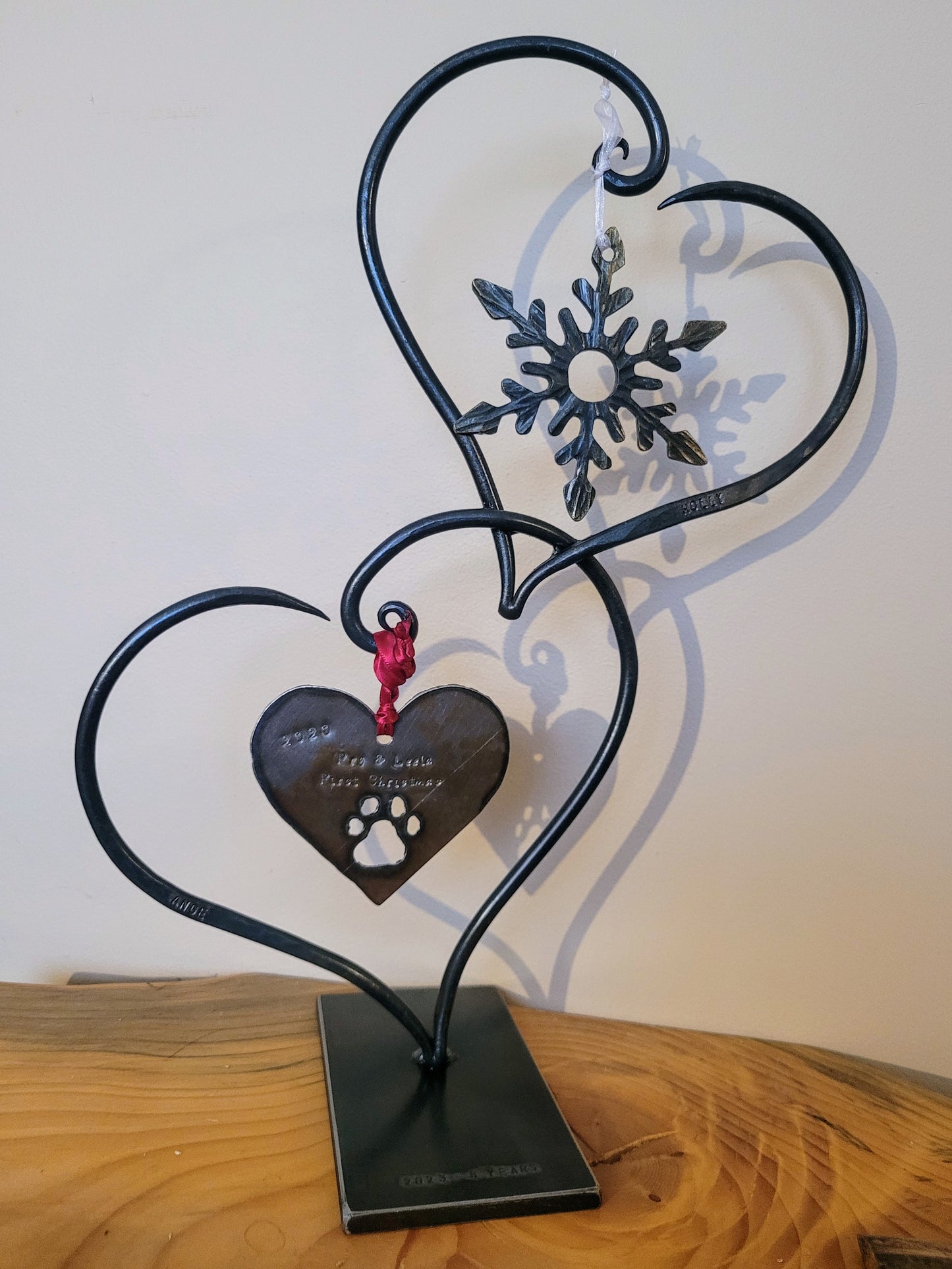 Custom XL Linked Hearts Ornament Stand