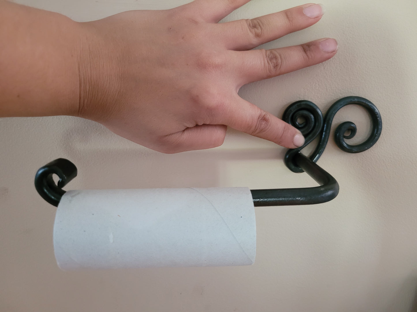 Scroll Design Toilet Paper Holder