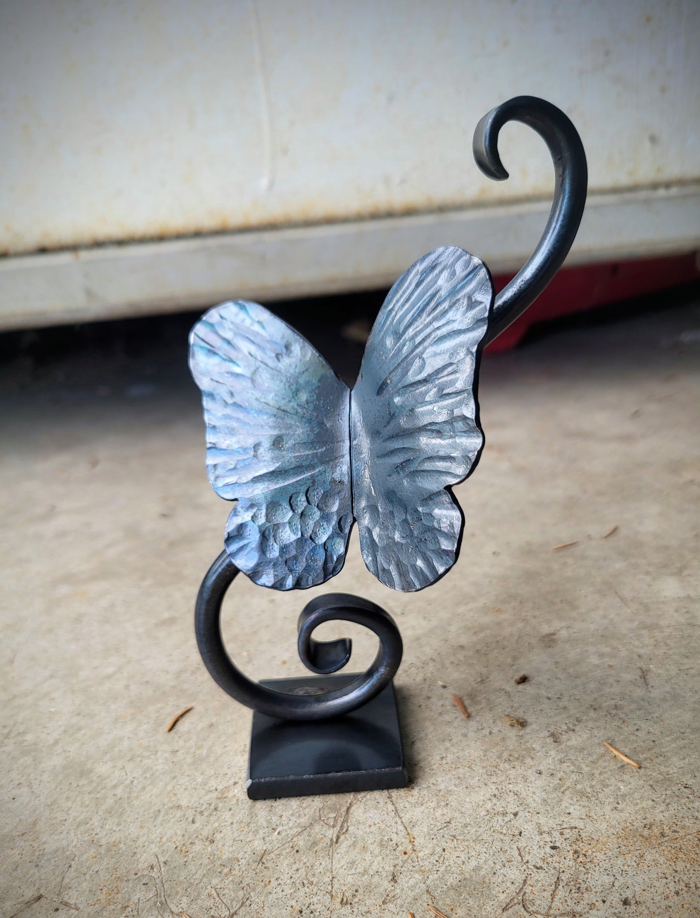 Small Butterfly Metal Sculpture