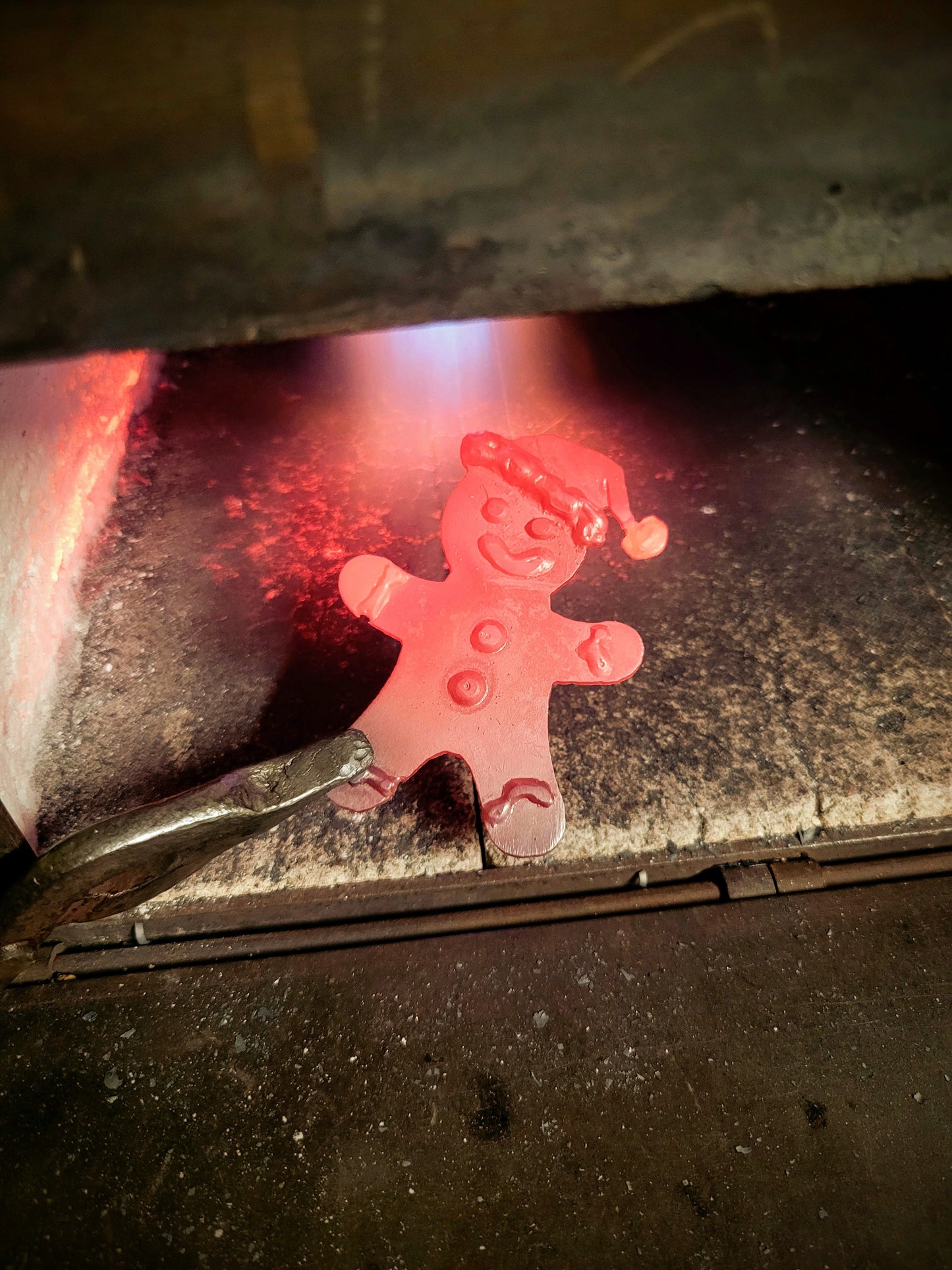 Gingerbread Man Welded Christmas Ornament