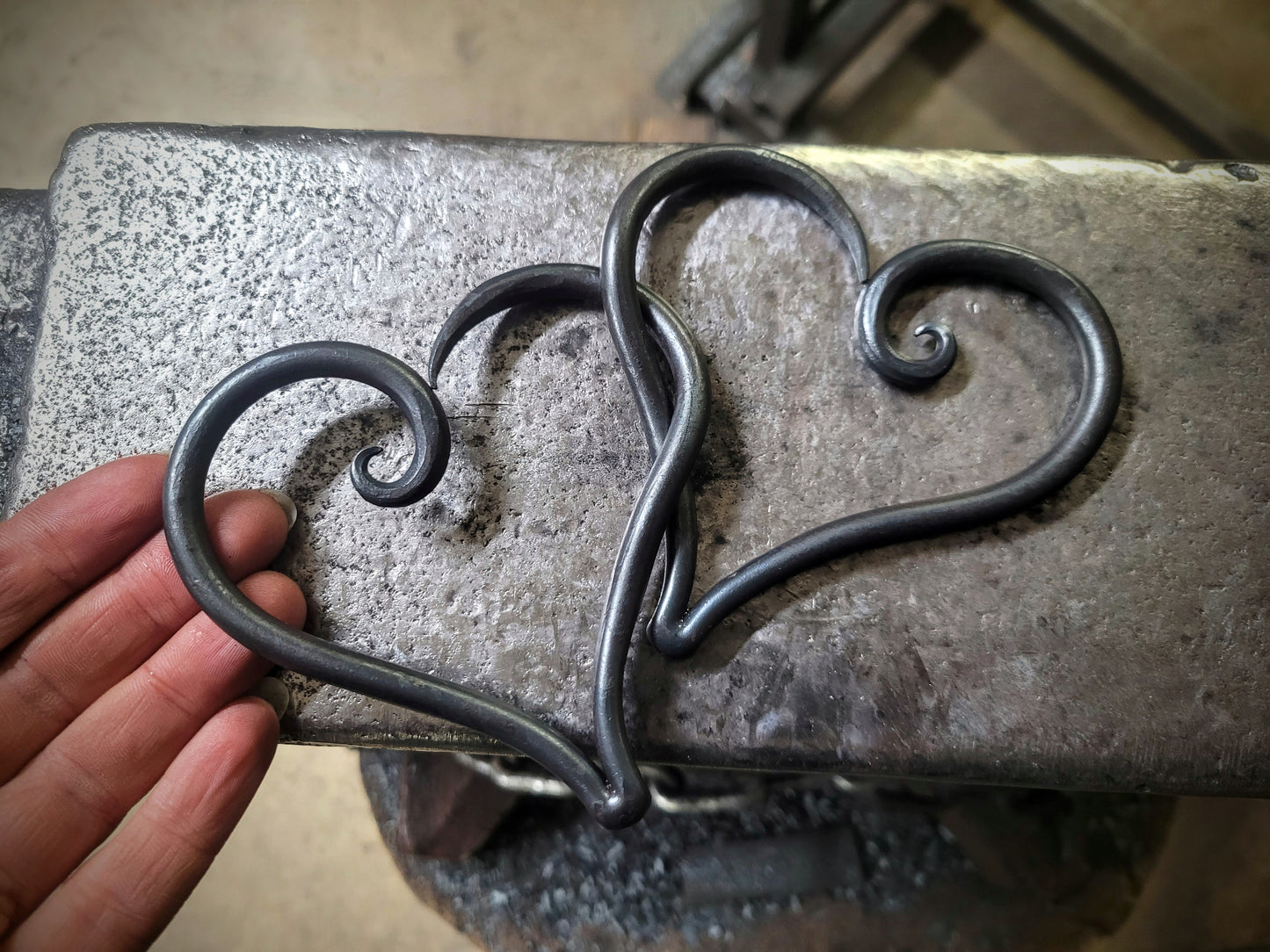 Personalized Linked Hearts