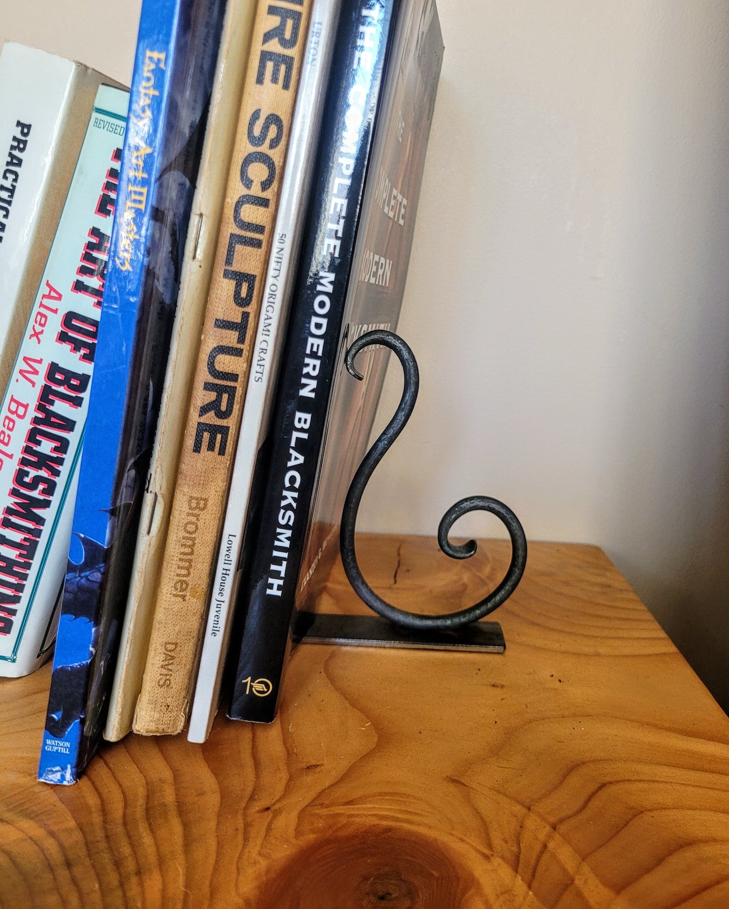 Simple Forged Book Ends