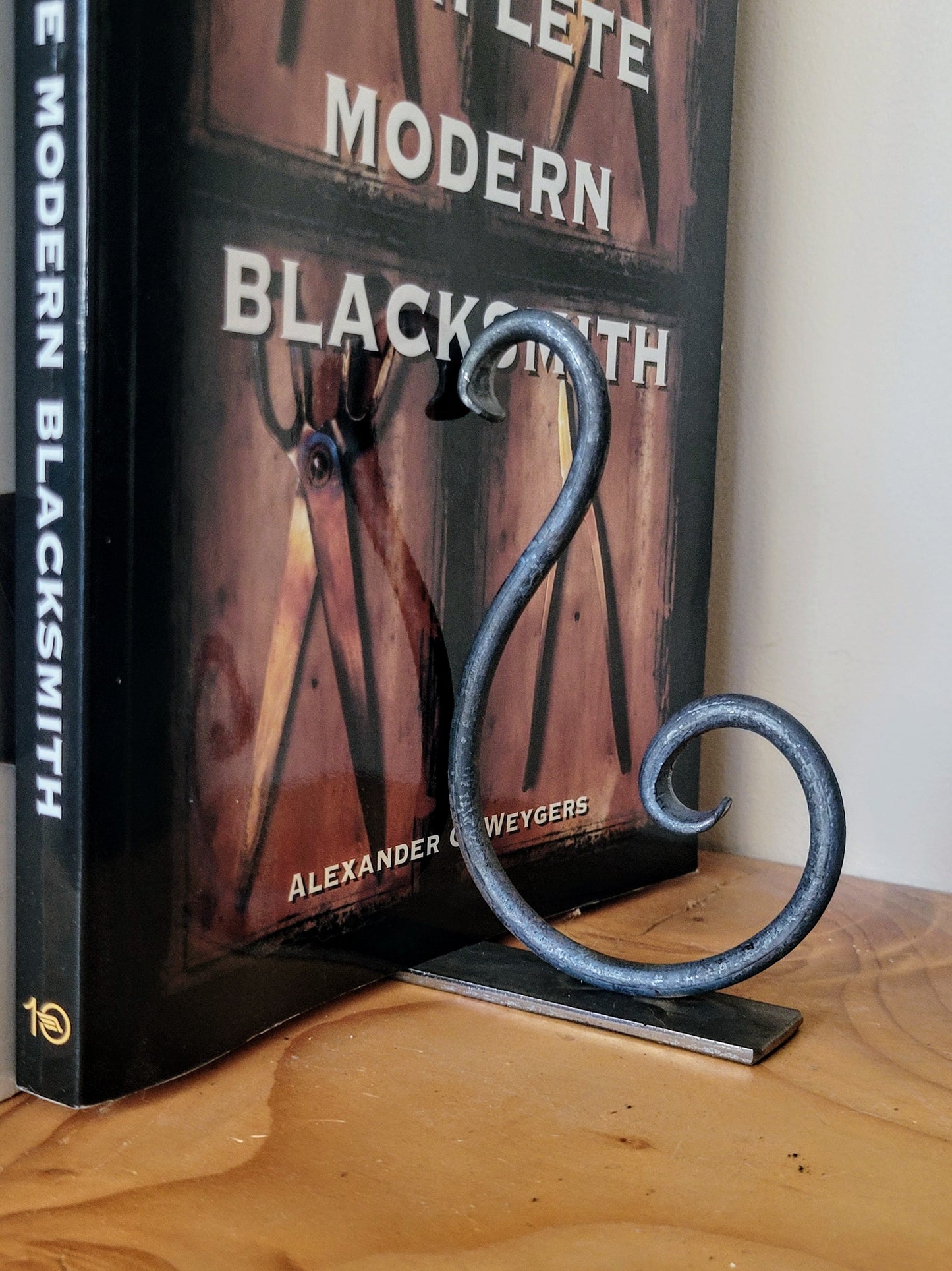 Simple Forged Book Ends