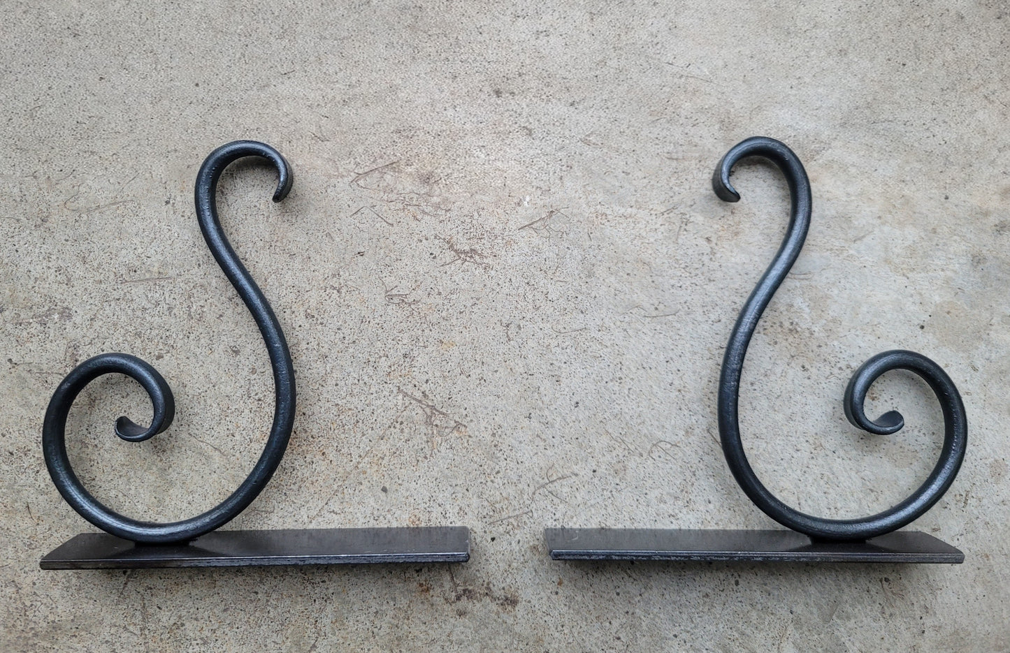 Simple Forged Book Ends