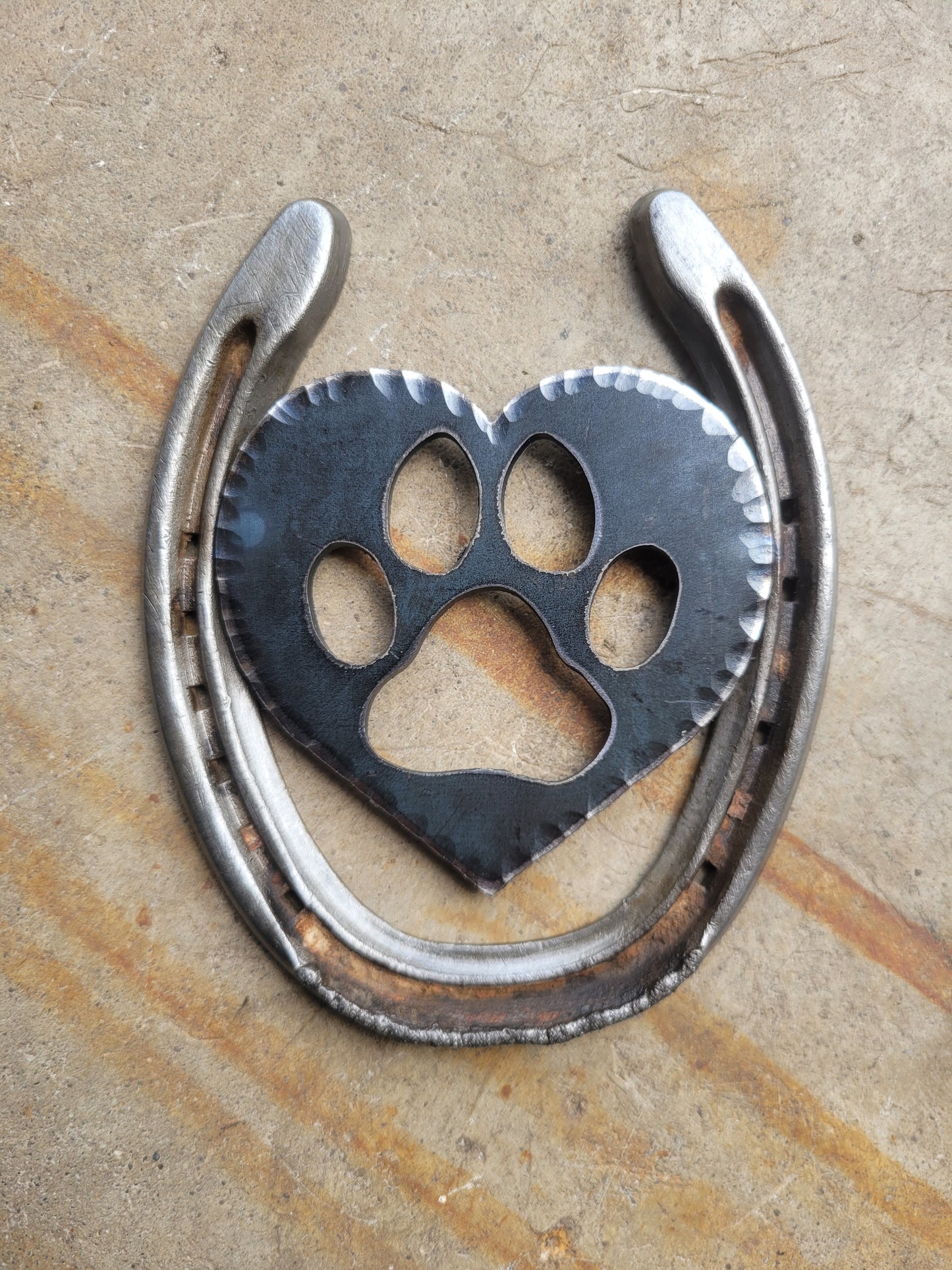 Horseshoe Metal Artwork