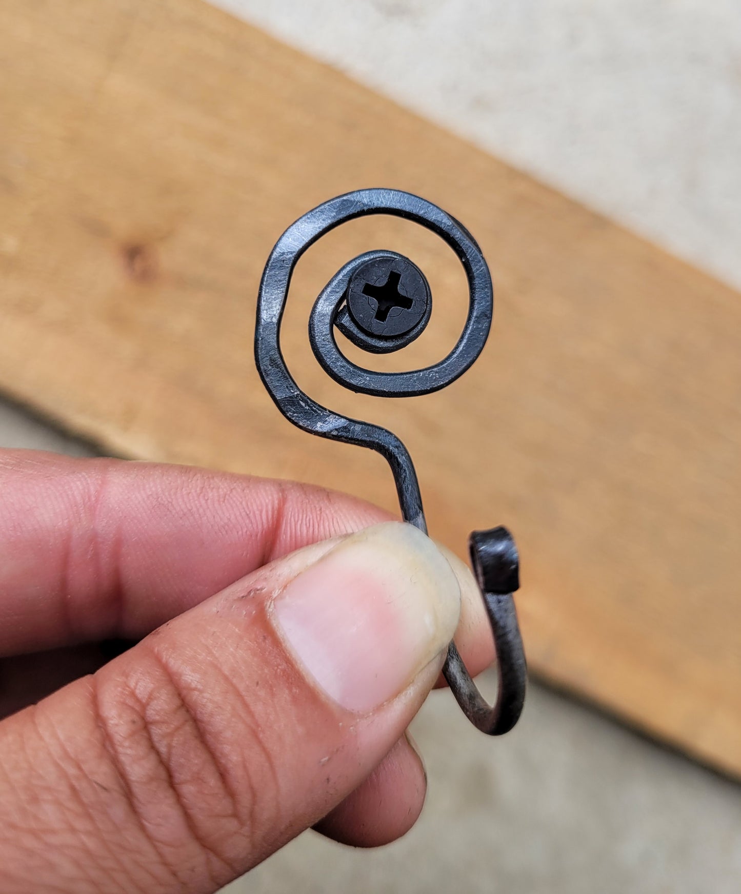 Small Spiral Key Hooks (Set of 5)