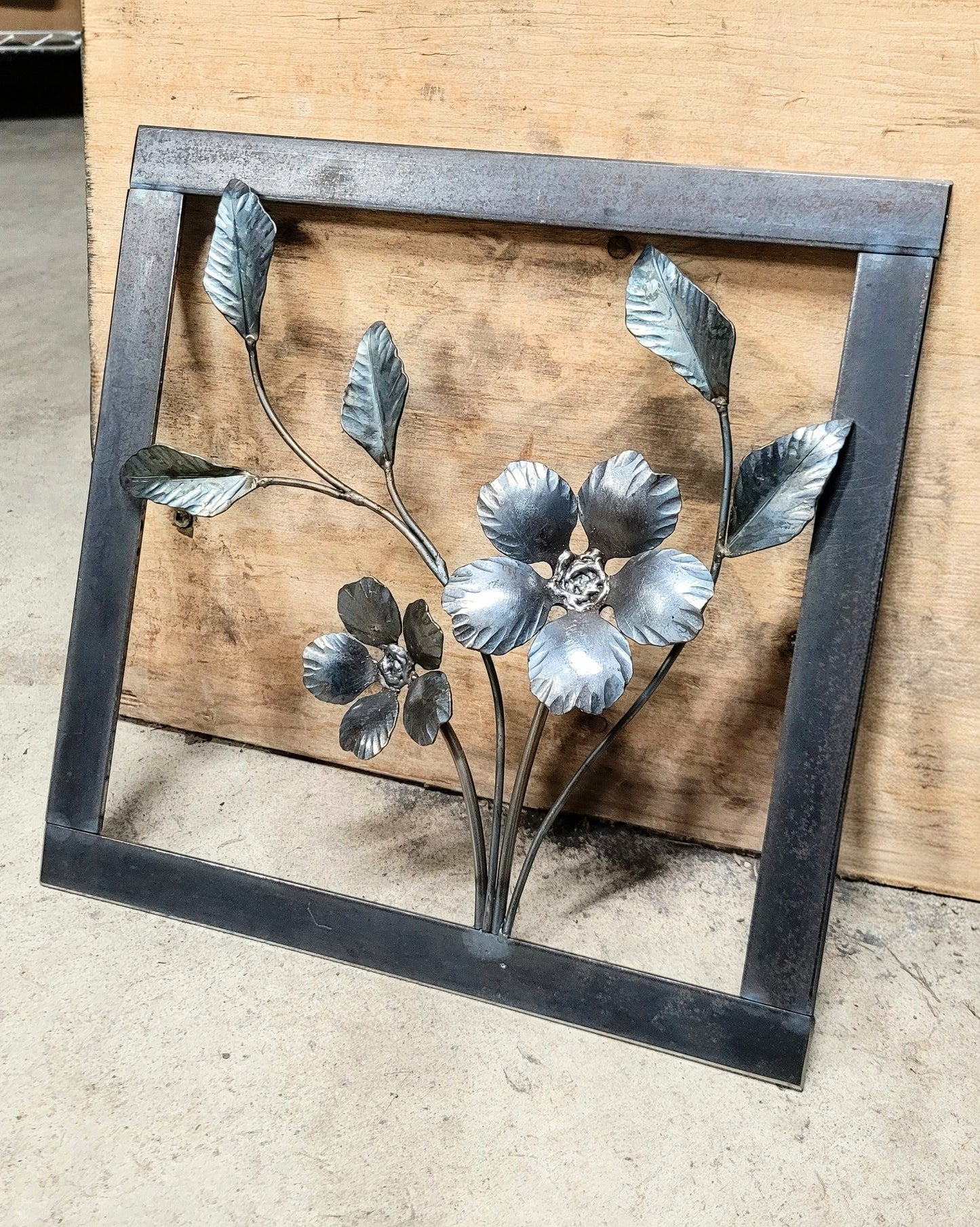 "Spring Blossoms" Iron Artwork