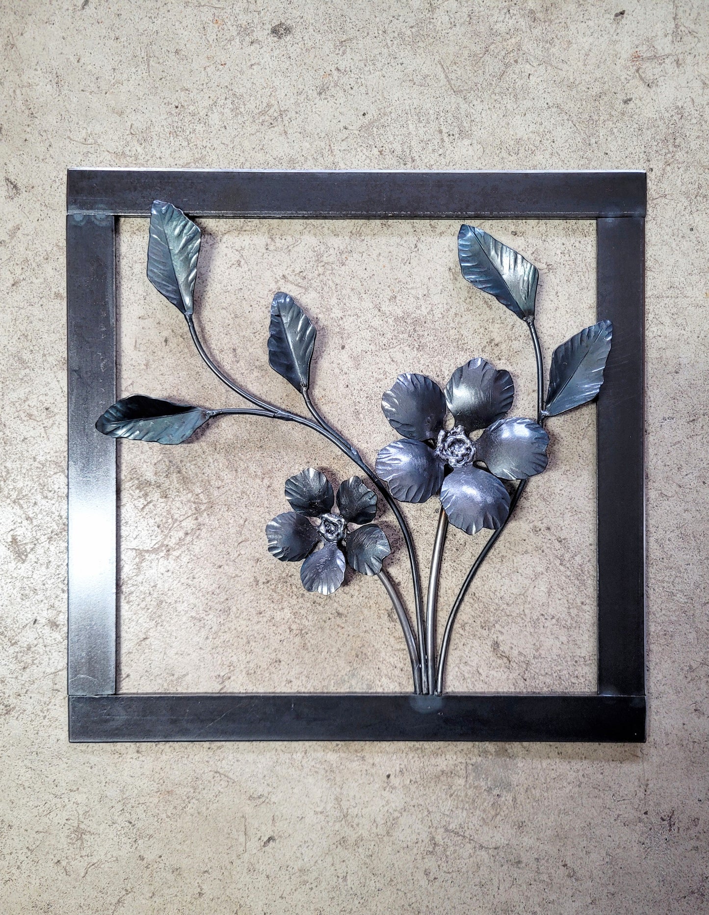 "Spring Blossoms" Iron Artwork