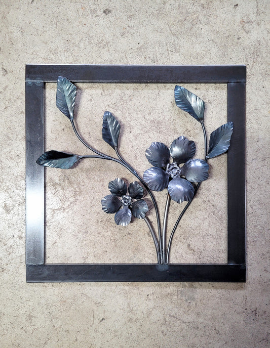 "Spring Blossoms" Iron Artwork