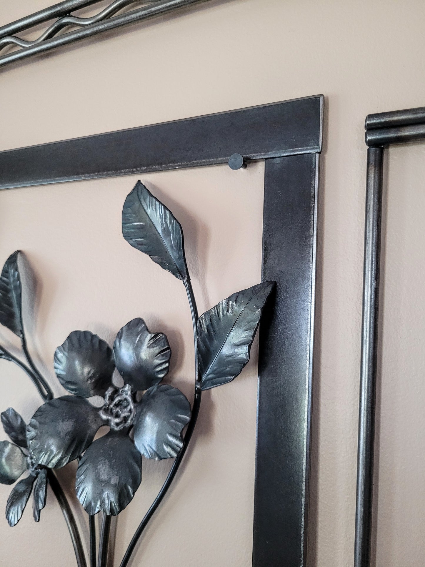 "Spring Blossoms" Iron Artwork