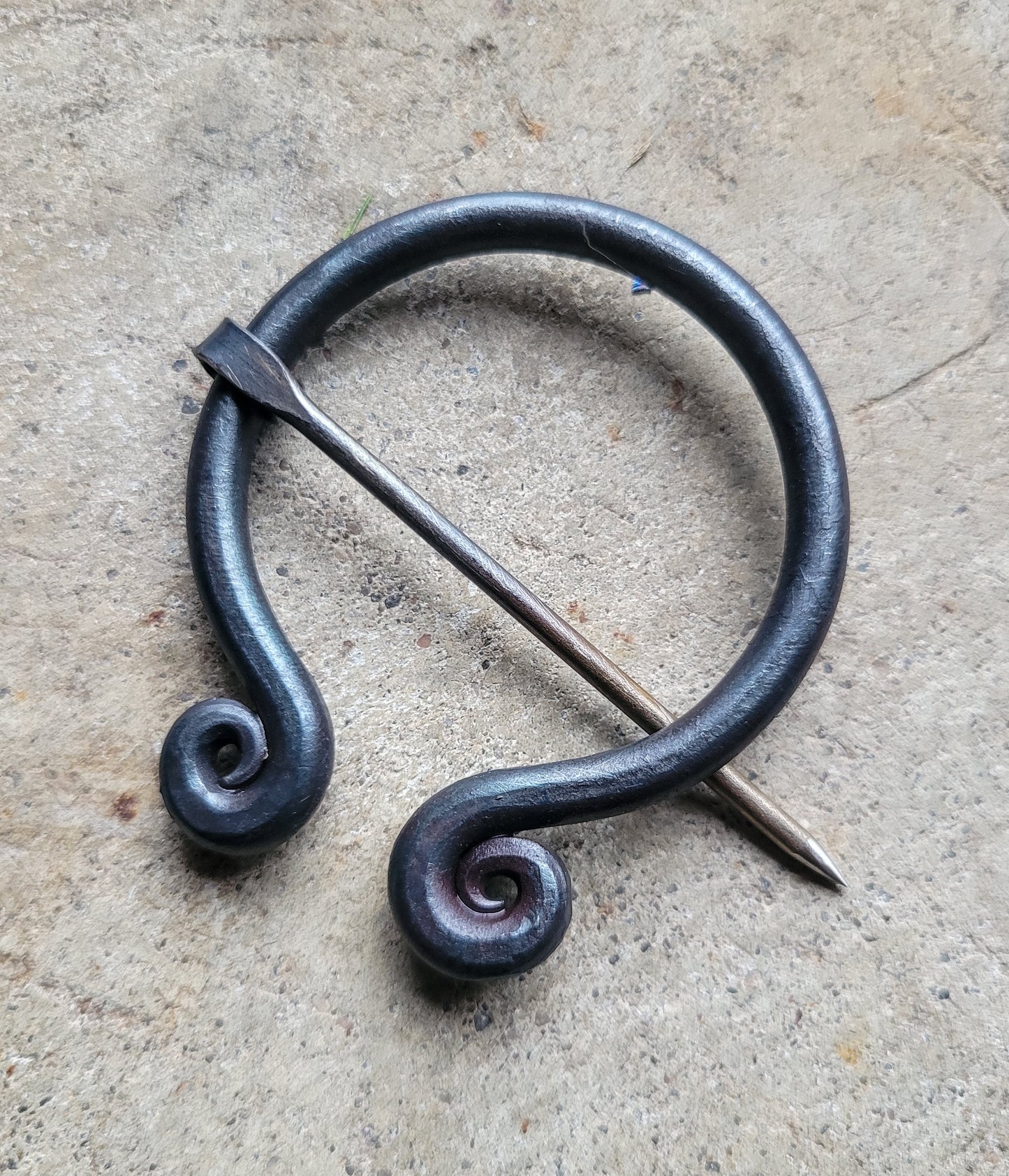Forged Medieval Cloak Pins