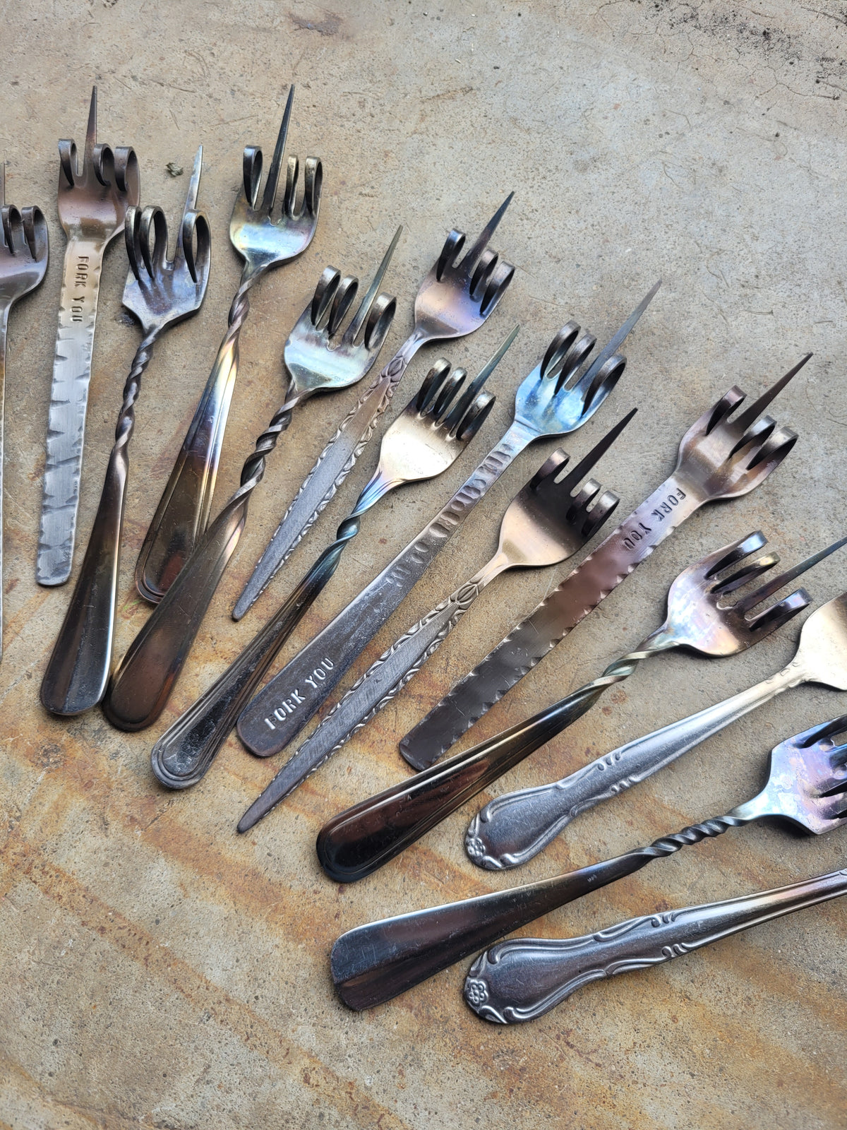 Fork You - cheese forks with attitude!