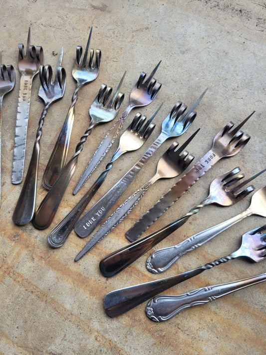 Fork You - cheese forks with attitude!