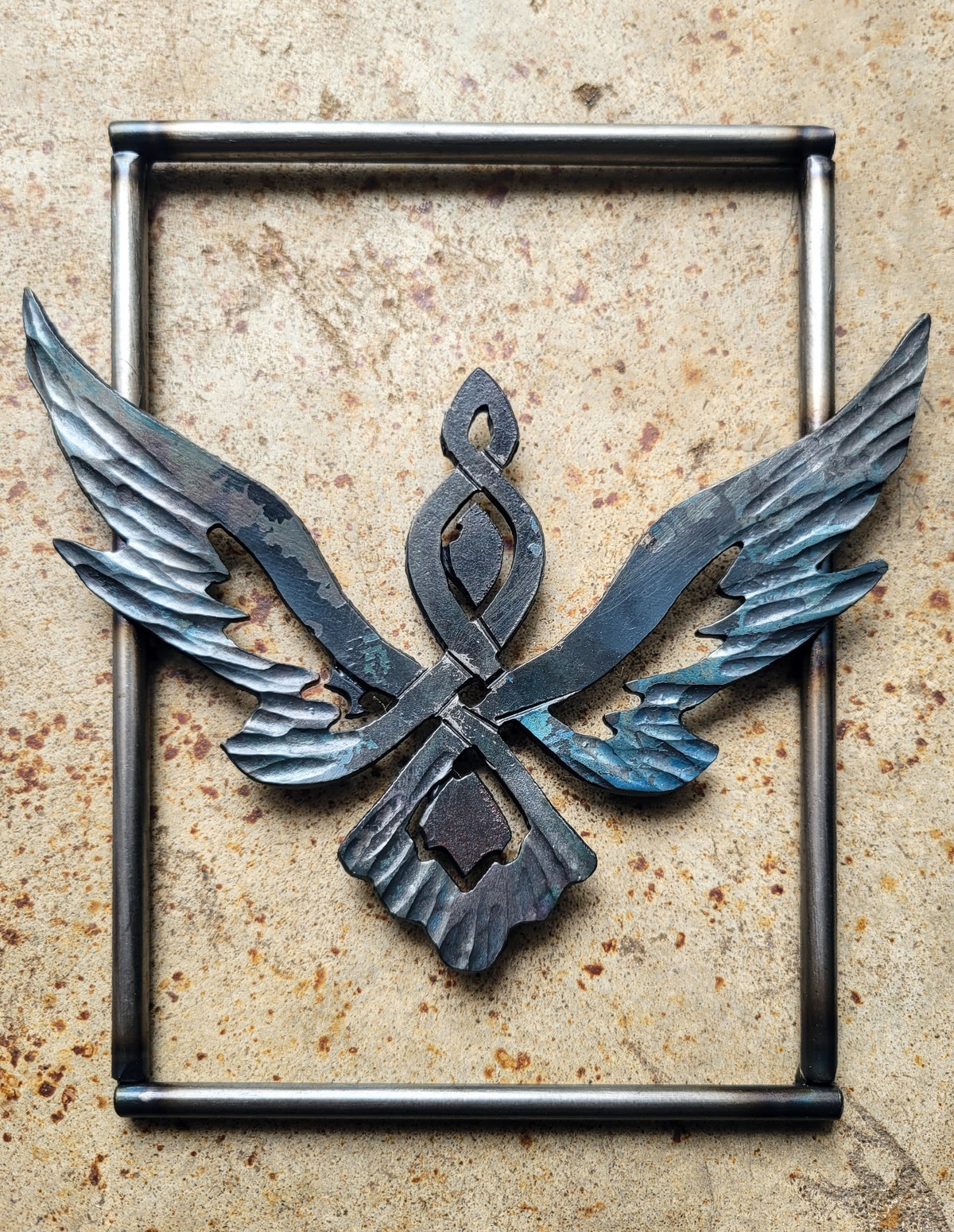 Small Celtic-Inspired Iron Artworks
