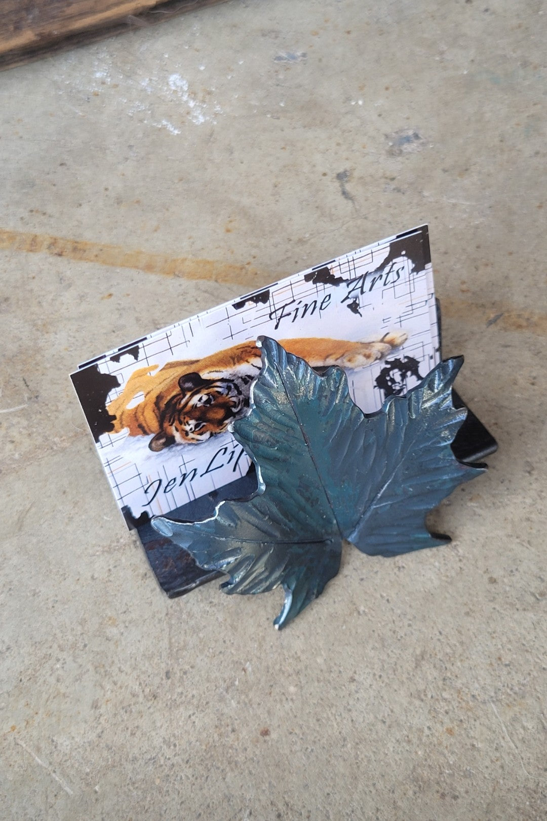 Maple Leaf Business Card Holder