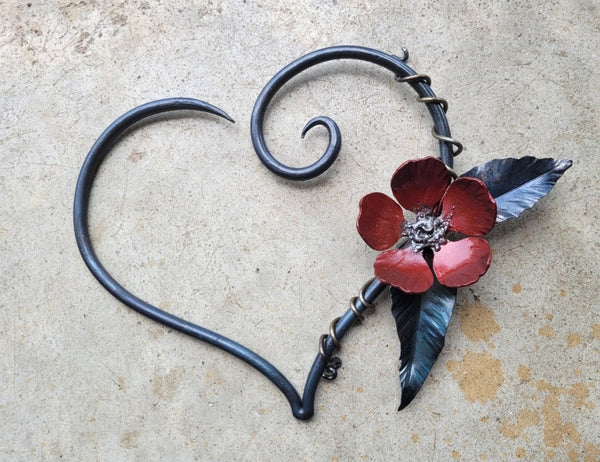 Floral Heart Wall Sculpture