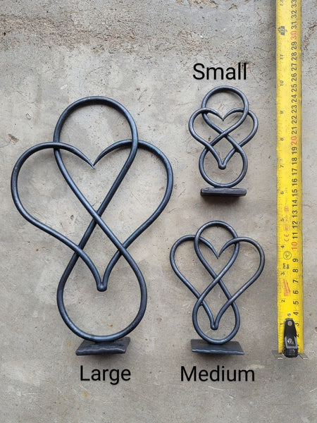 Infinity Heart Sculpture