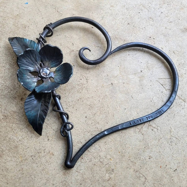 Custom Lily Heart Wall Sculpture