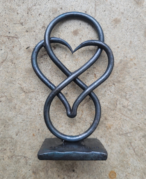 Infinity Heart Sculpture