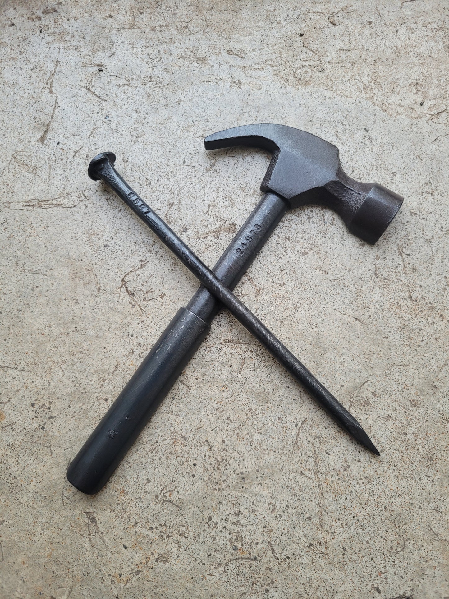 Custom Hammer and Nails Sculpture (matching set of 2)