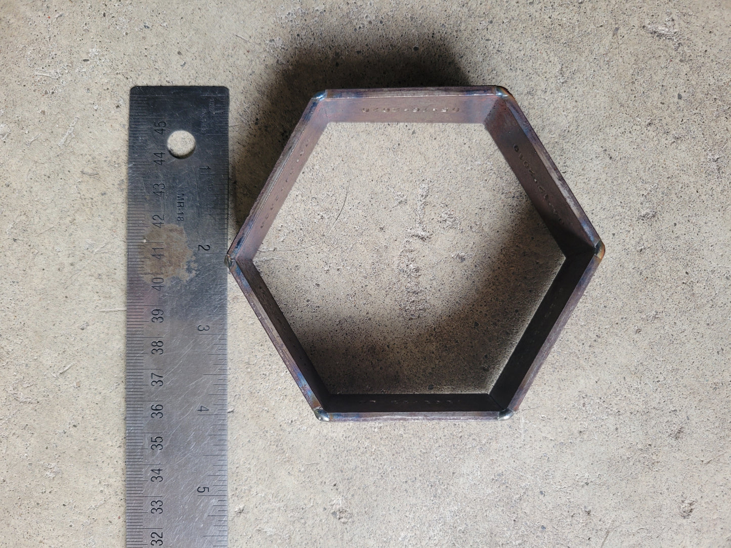 Custom Anniversary Hexagon Sculpture