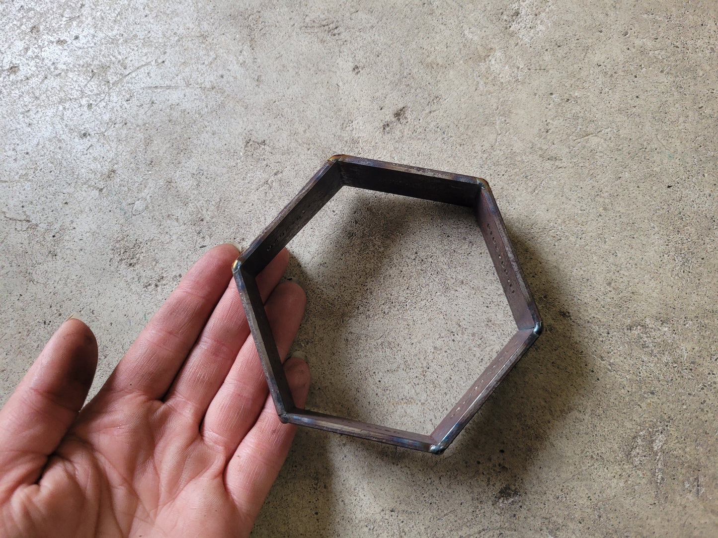 Custom Anniversary Hexagon Sculpture