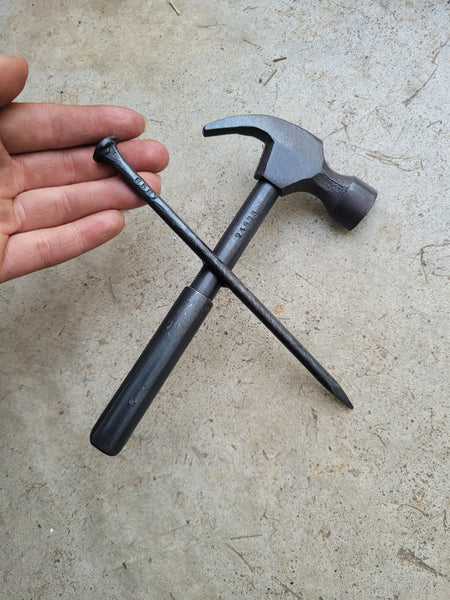 Custom Hammer and Nails Sculpture (matching set of 2)