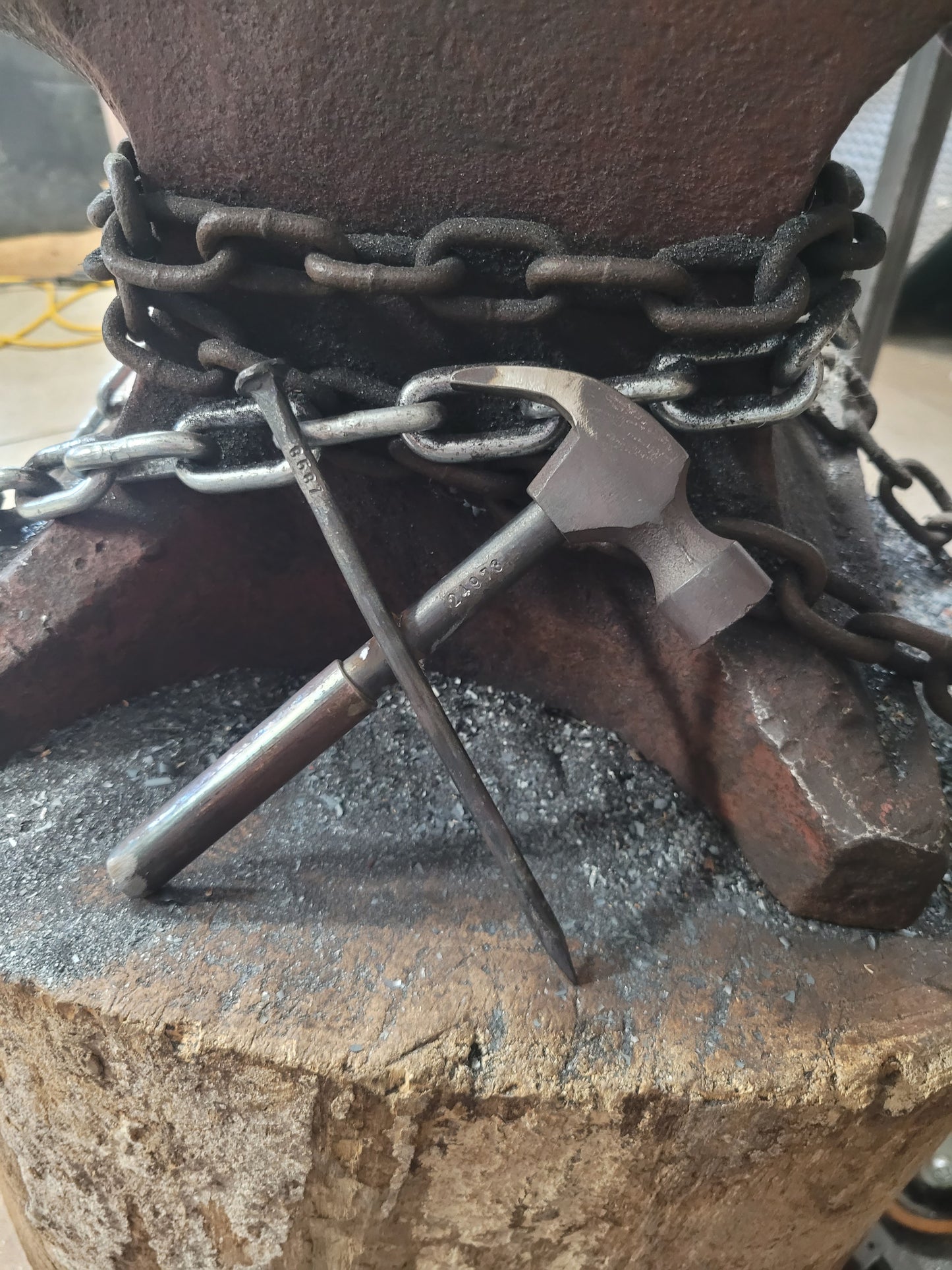 Custom Hammer and Nails Sculpture (matching set of 2)