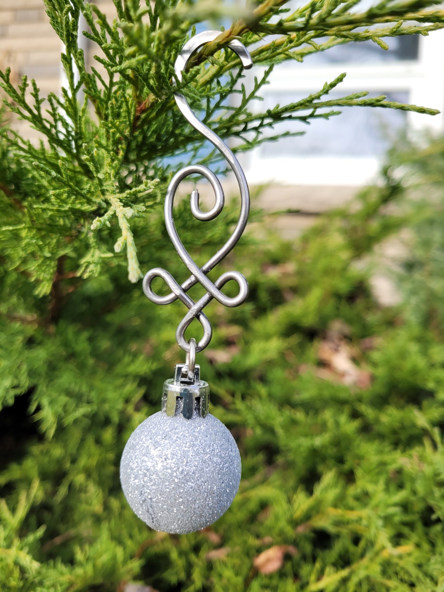 Scroll Design Christmas Ornament