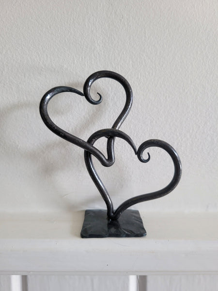 Linked Heart Sculpture