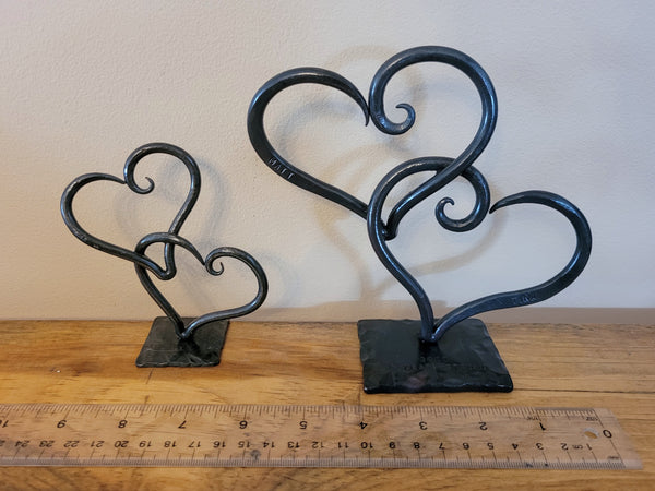 Linked Heart Sculpture
