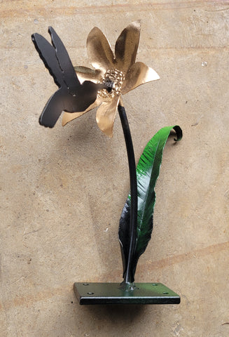 Hummingbird Garden Sculpture